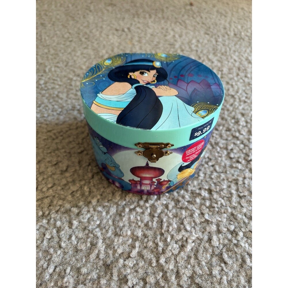 1992 Disney Princess Jasmine Jewelry Music Box "A Whole New World" Works